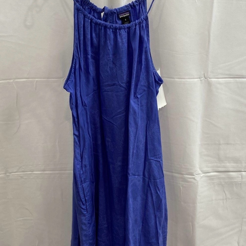 Patagonia Women's Cobalt Blue Sleeveless Halter Dress - Sz S